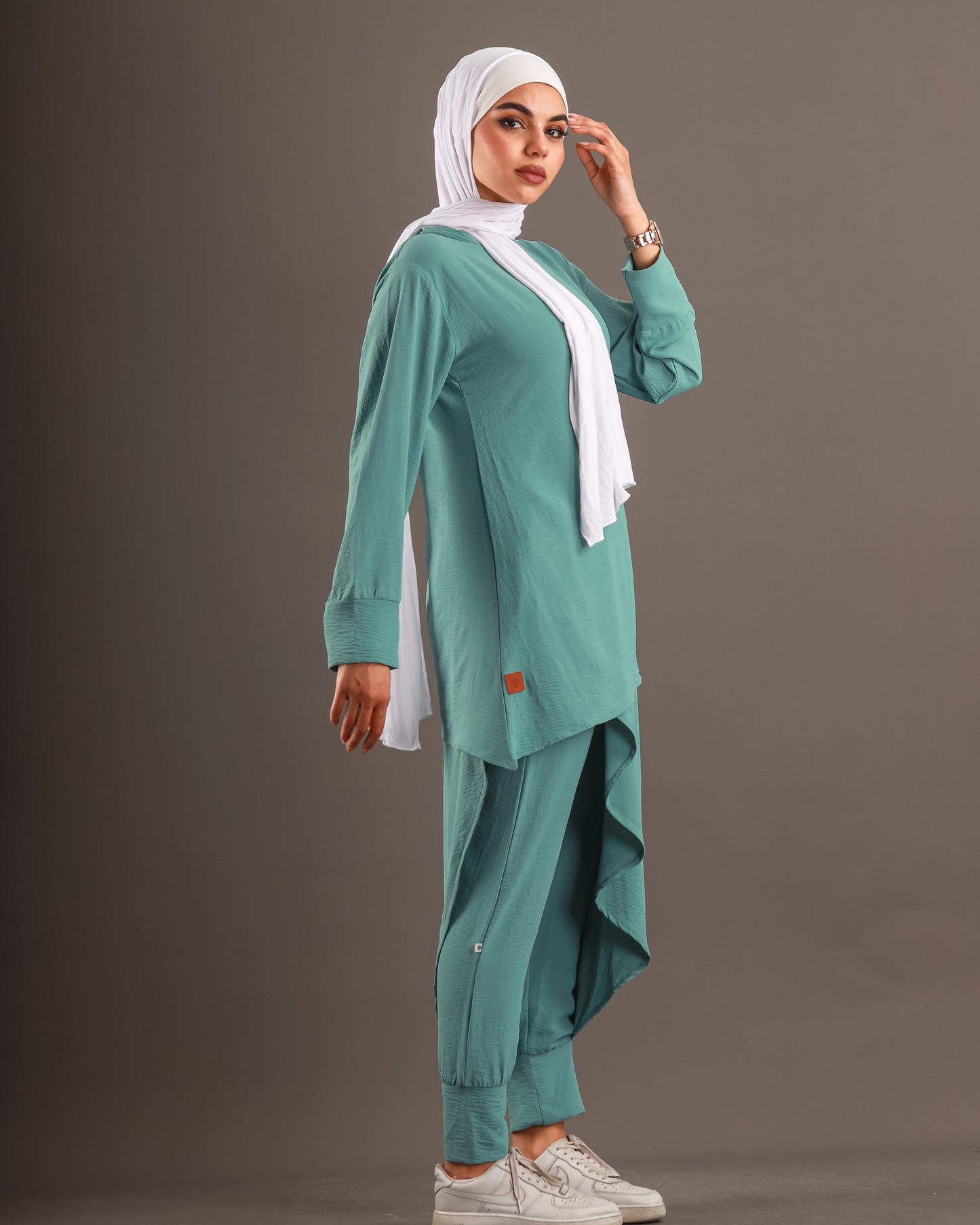 Harem Set in Mint Blue