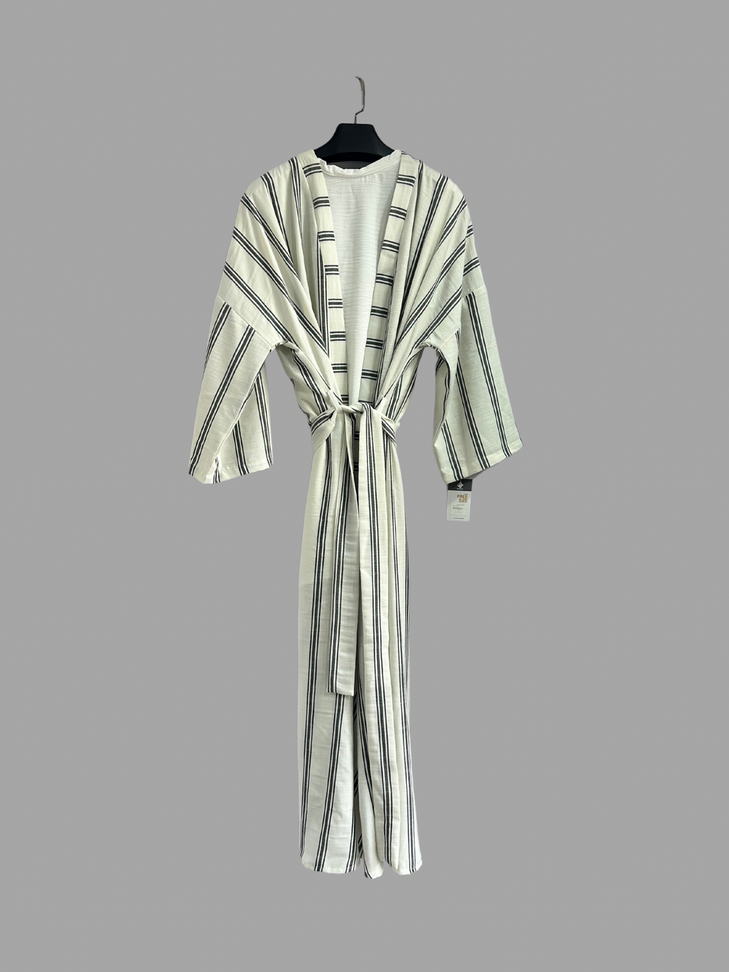 Striped Linen Cardigan