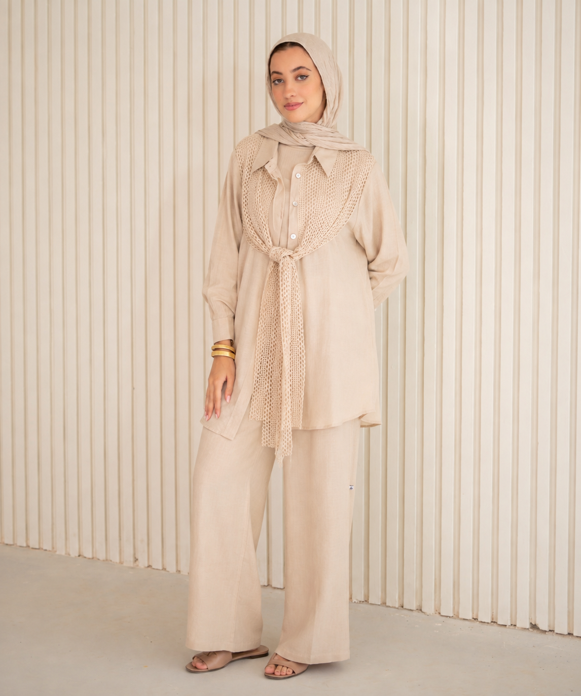 Golden Hour Set in Beige