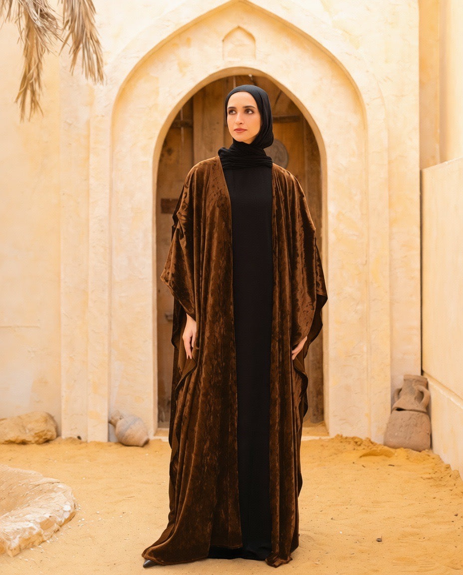 Velvet Cape Abaya