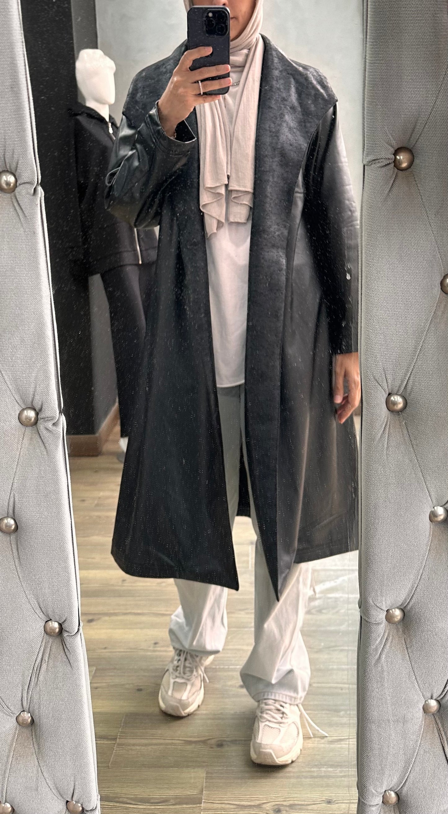 Leather Trench Coat