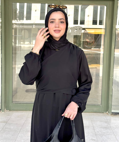 Double breasted Abaya