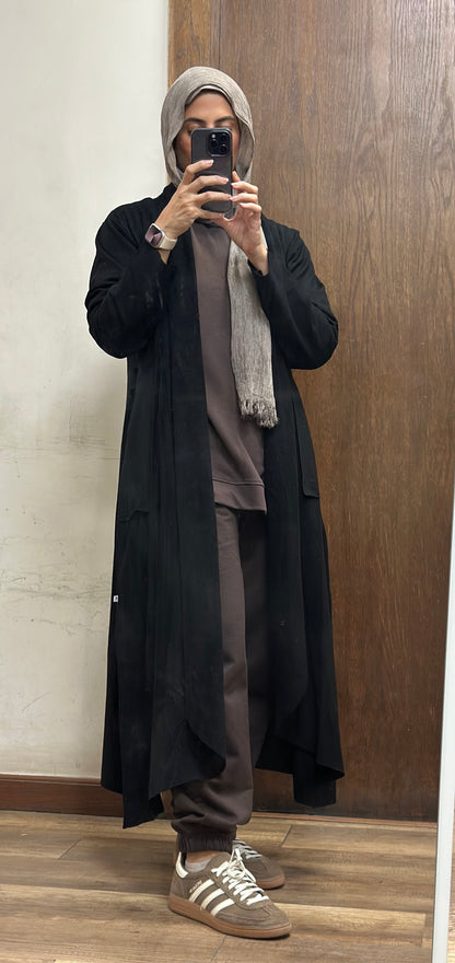 Cardigan with Dangling strips