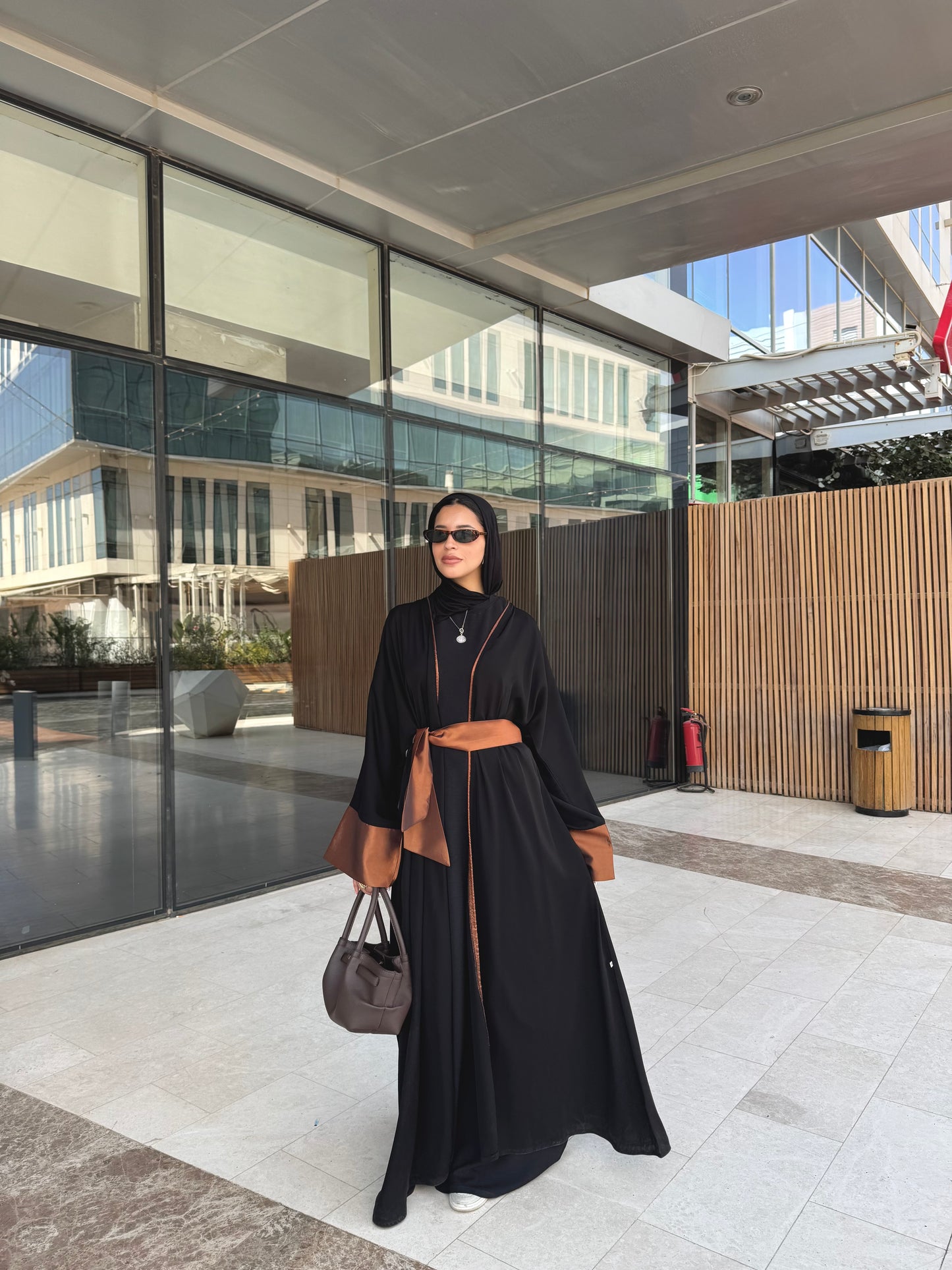 Bronze Sleeves Abaya