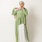 High Low Flare Dress in Mint