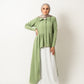 High Low Flare Dress in Mint