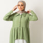 High Low Flare Dress in Mint