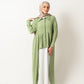 High Low Flare Dress in Mint