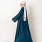 Abaya with stones in Teal