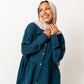 High Low Flare Dress in Teal