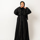 Abaya with Stones in Black