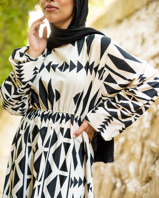 Cover Up Dress in Black