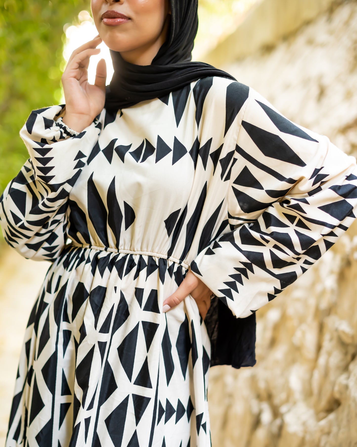 Cover Up Dress in Black