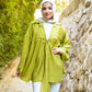 knotted Shirt in Lime
