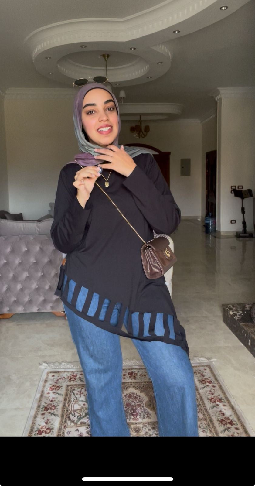 Asymmetrical Cotton Top – Cutouts