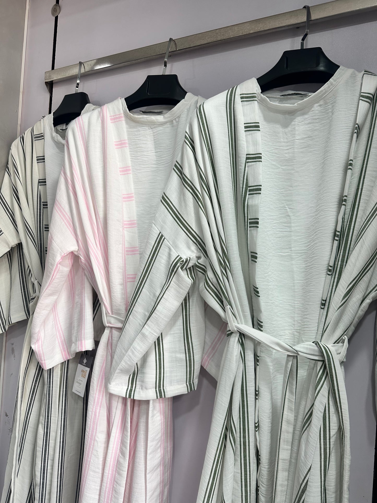 Striped Linen Cardigan