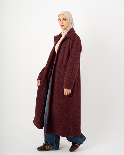 Maxi Zipper Coat