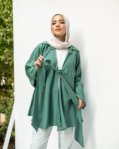 Knotted Shirt Set
