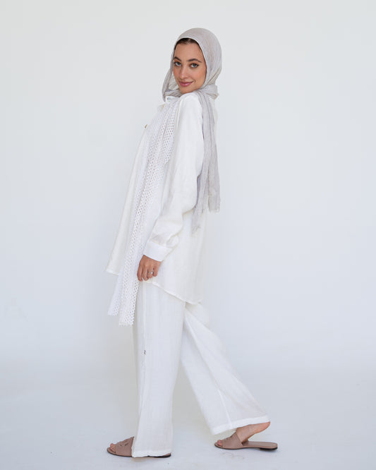 GoldenHour Set in White