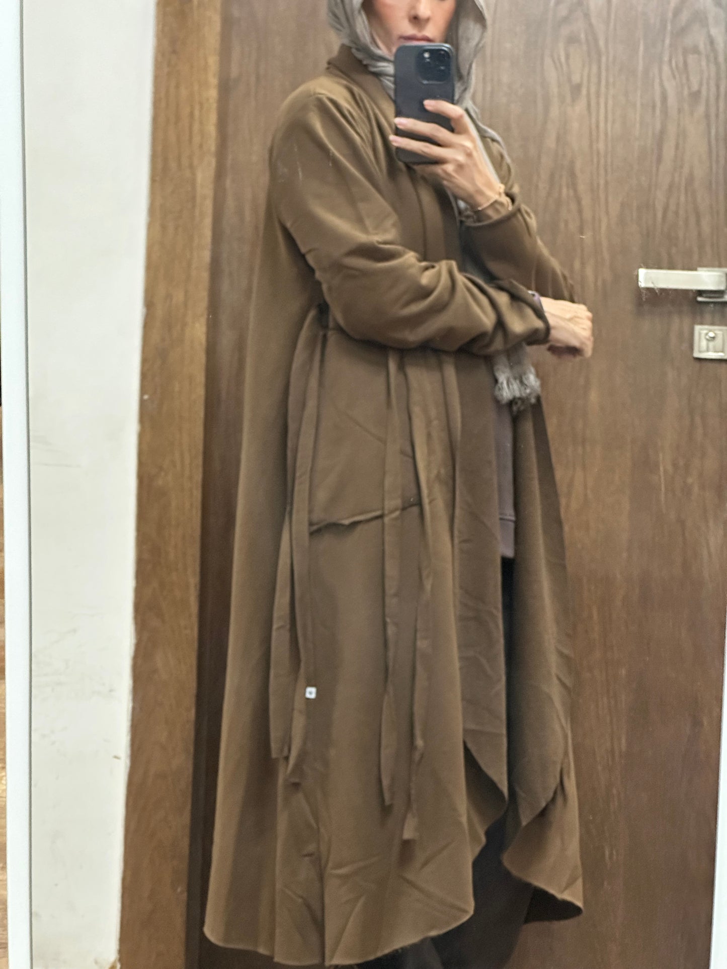 Cardigan with Dangling strips