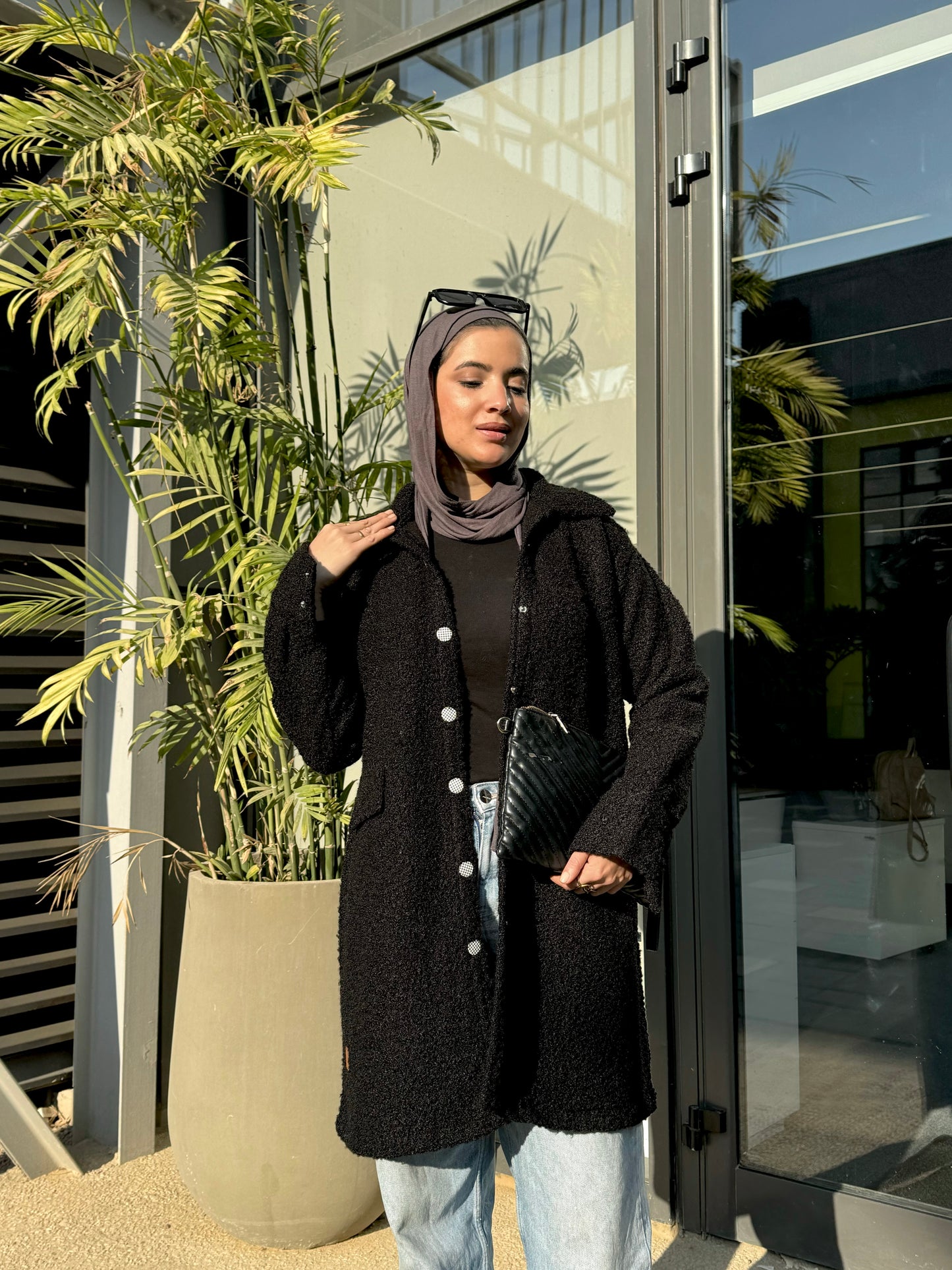 Cloud Coat in Black
