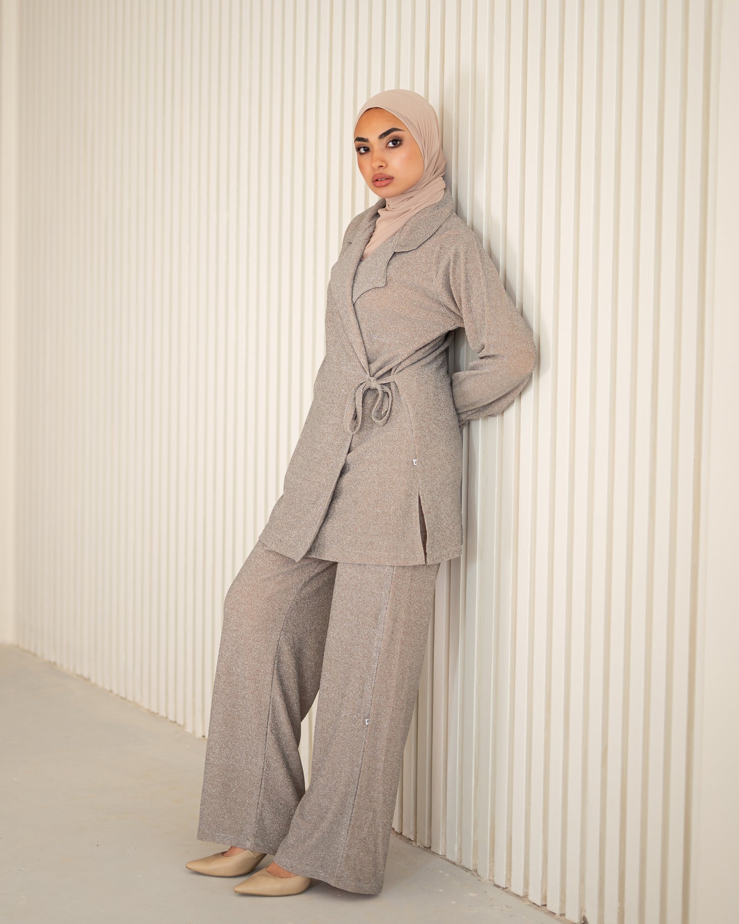 Glow Reflective Set in Beige