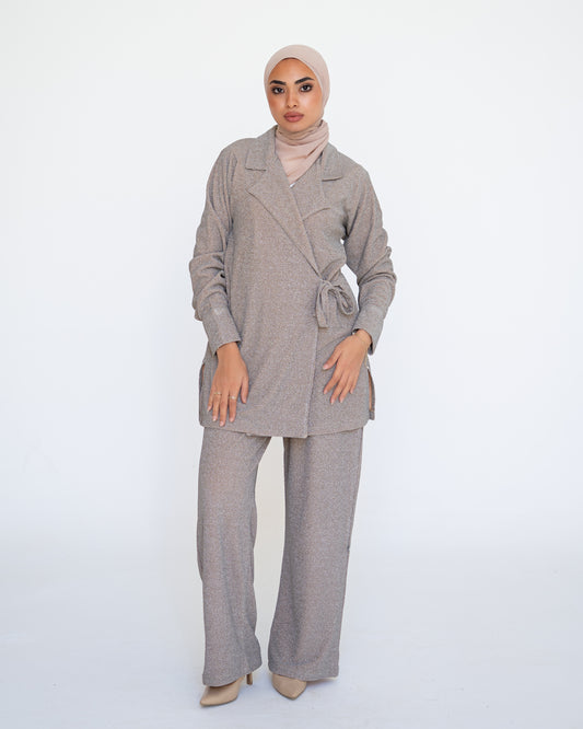 Glow Reflective Set in Beige