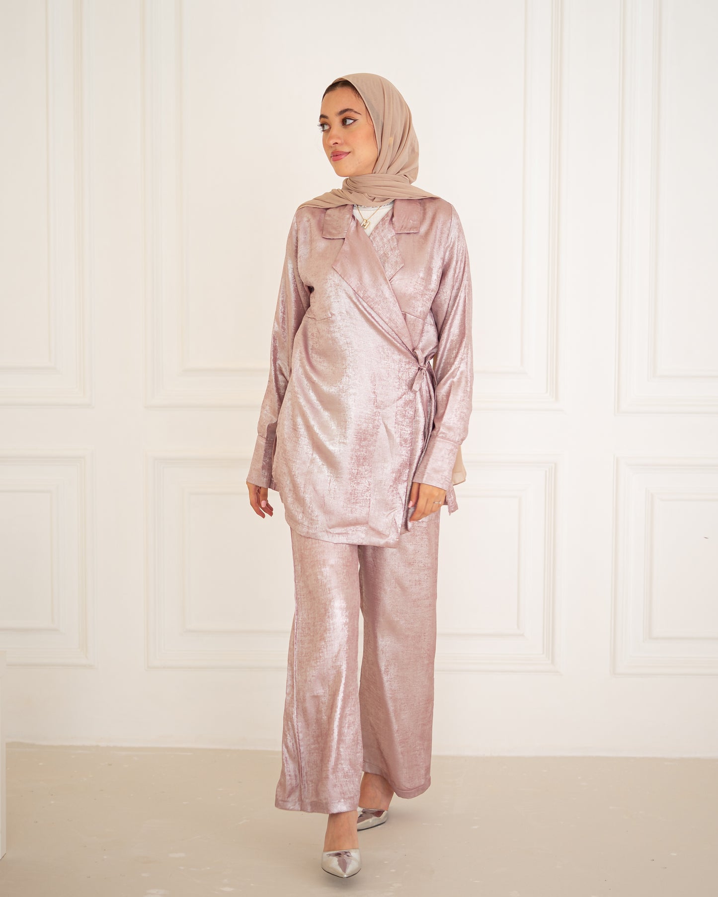 Glow reflective Set in Pink