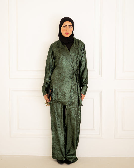 Glow Reflective Set in Olive