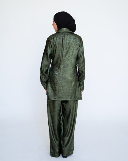 Glow Reflective Set in Olive