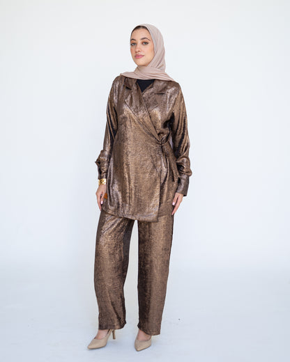 Glow Reflective Set in Tan