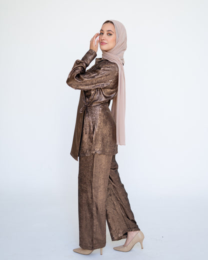 Glow Reflective Set in Tan