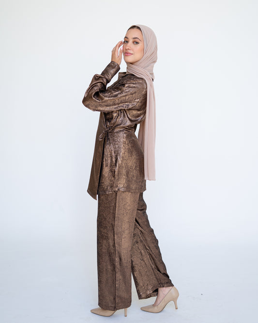 Glow Reflective Set in Tan