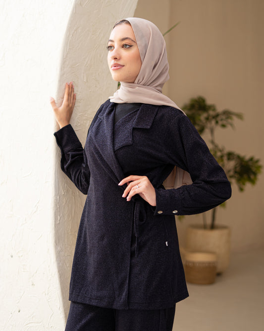 Glow Reflective Set in Navy