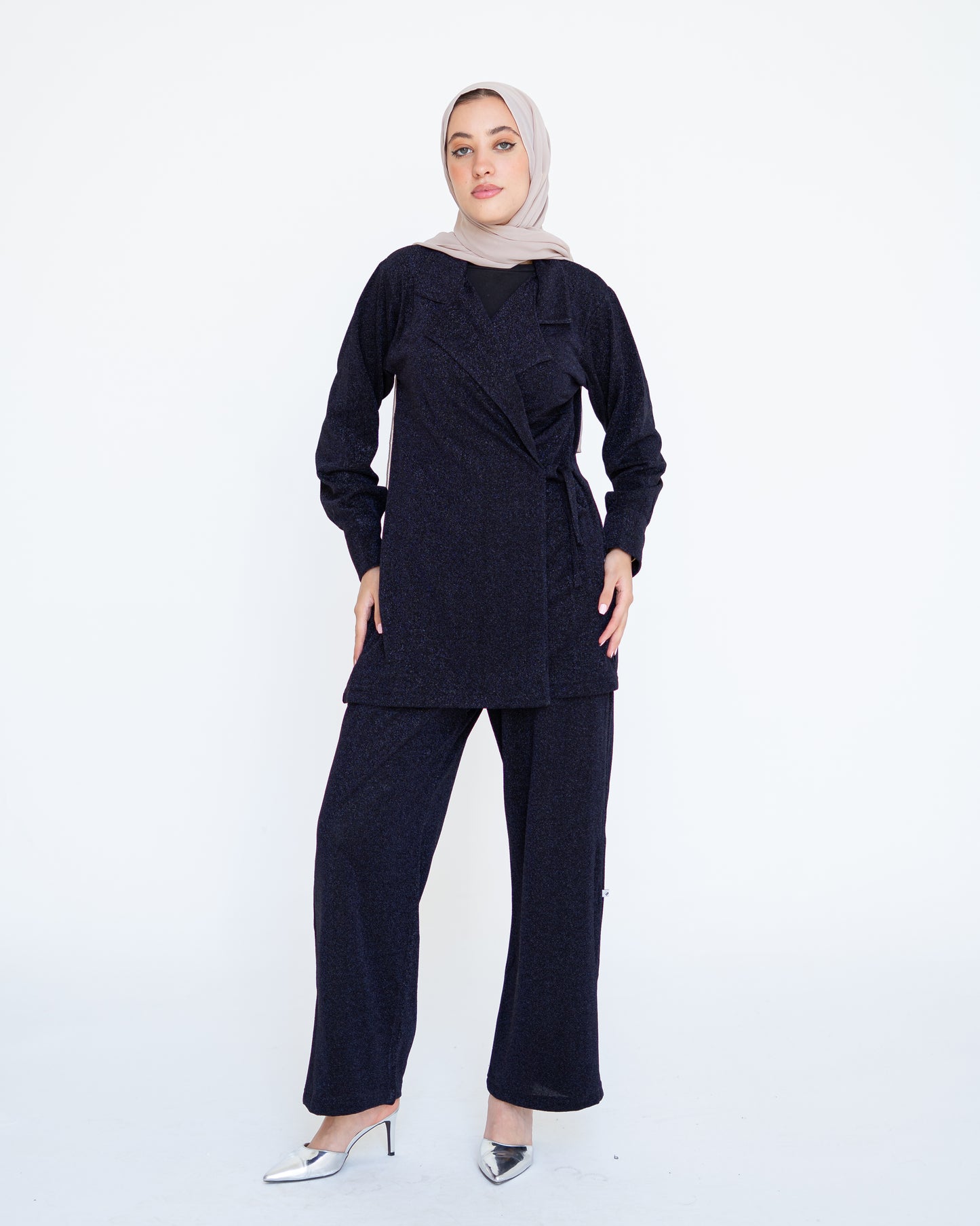 Glow Reflective Set in Navy