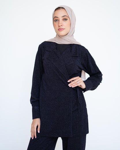 Glow Reflective Set in Navy