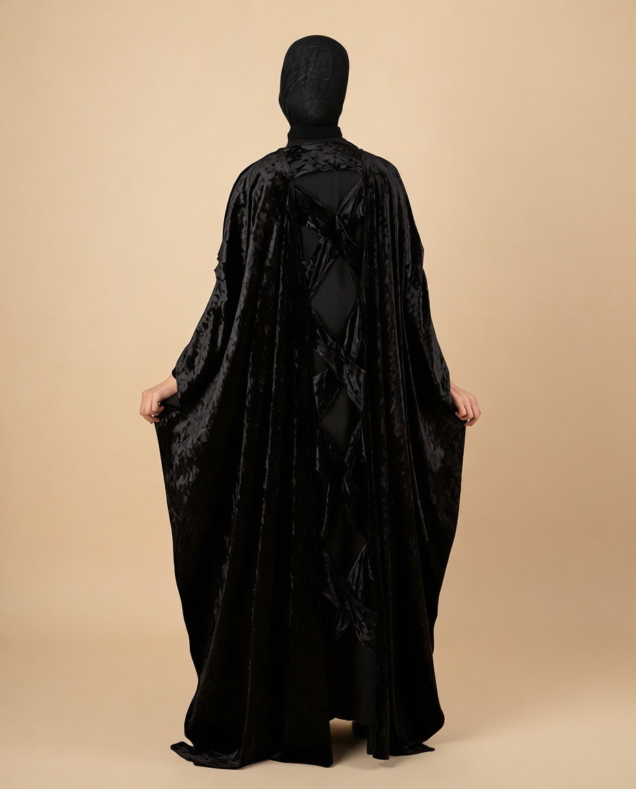 Velvet Cape Abaya
