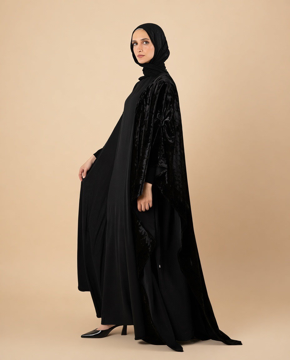Velvet Cape Abaya