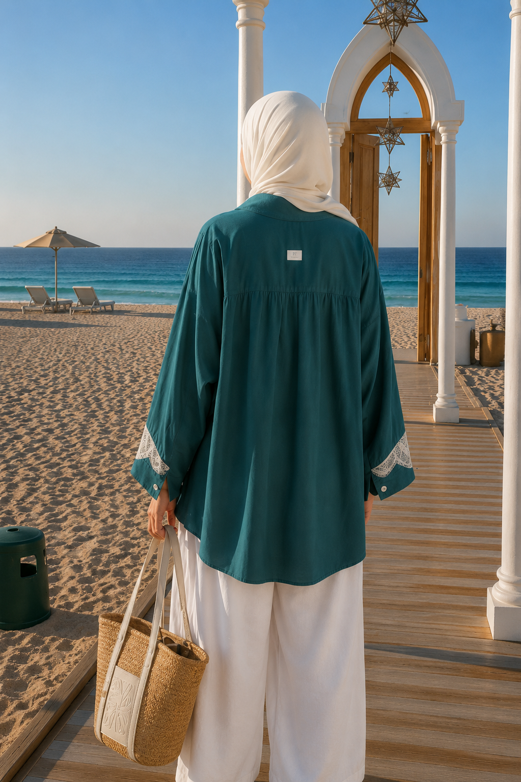 Sunlit Shirt in Ocean