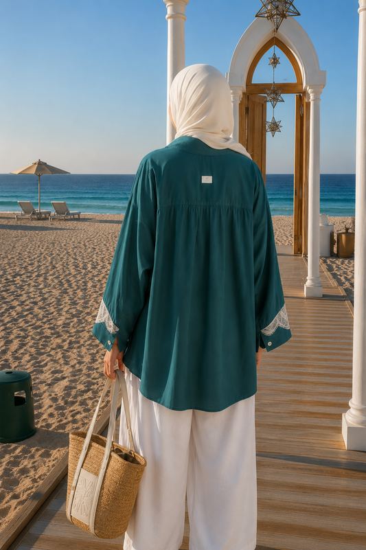 Sunlit Shirt in Ocean