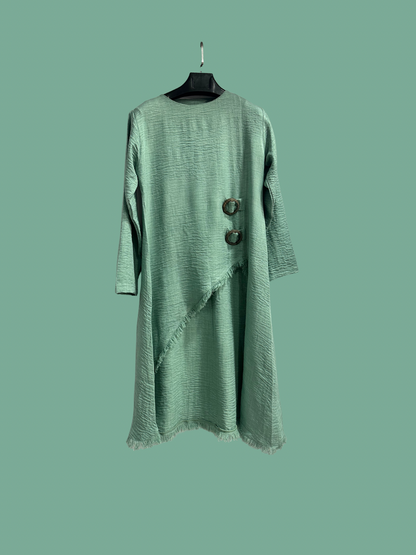 Edged Top in Green Mint