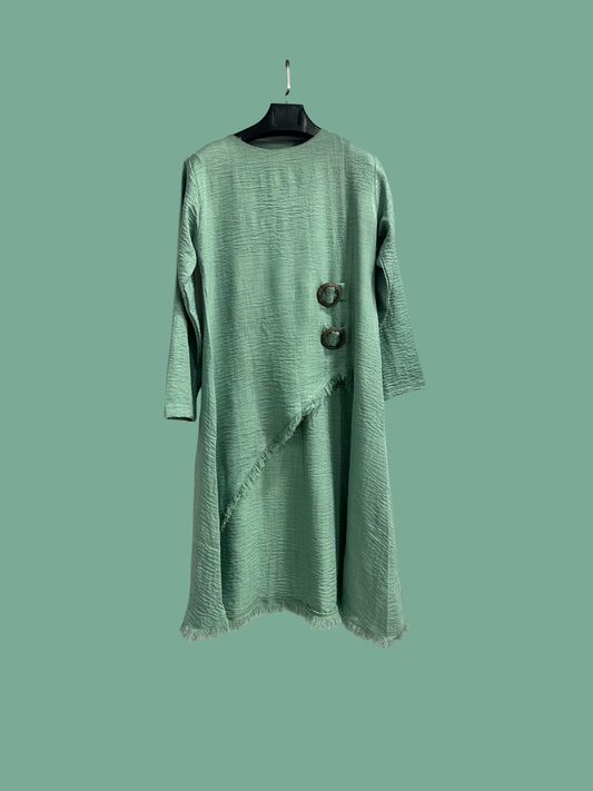 Edged Top in Green Mint