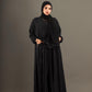Pleated Pockets Abaya