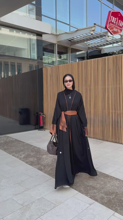Bronze Sleeves Abaya