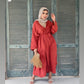 Gathered Cardigan