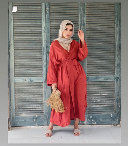 Gathered Cardigan
