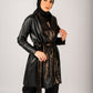 Printed Leather Jacket