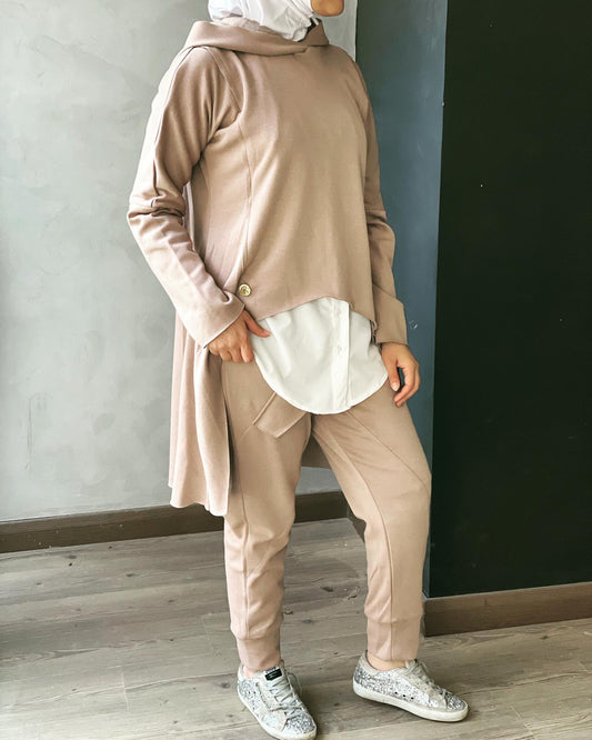 High low jogger Pants Set