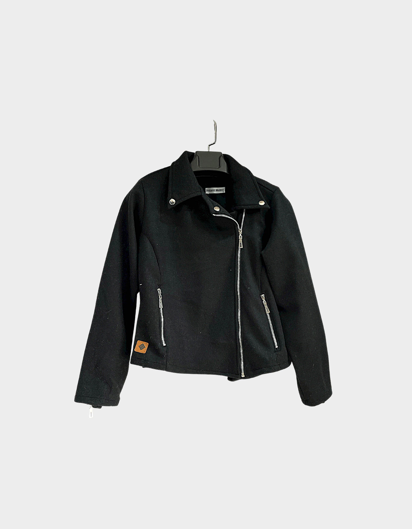 Cropped Zippers Jacket