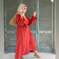 Gathered Cardigan